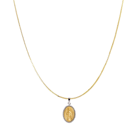 MIRACULOUS MÉDAILLE ET CHAÎNE - DIAMONDS - OR
