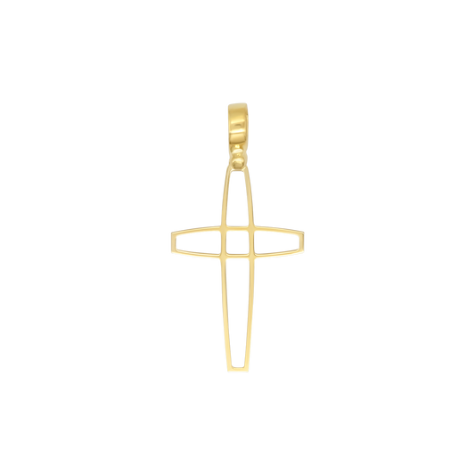 OPEN PENDENTIF CROIX - GOLDEN ARGENT