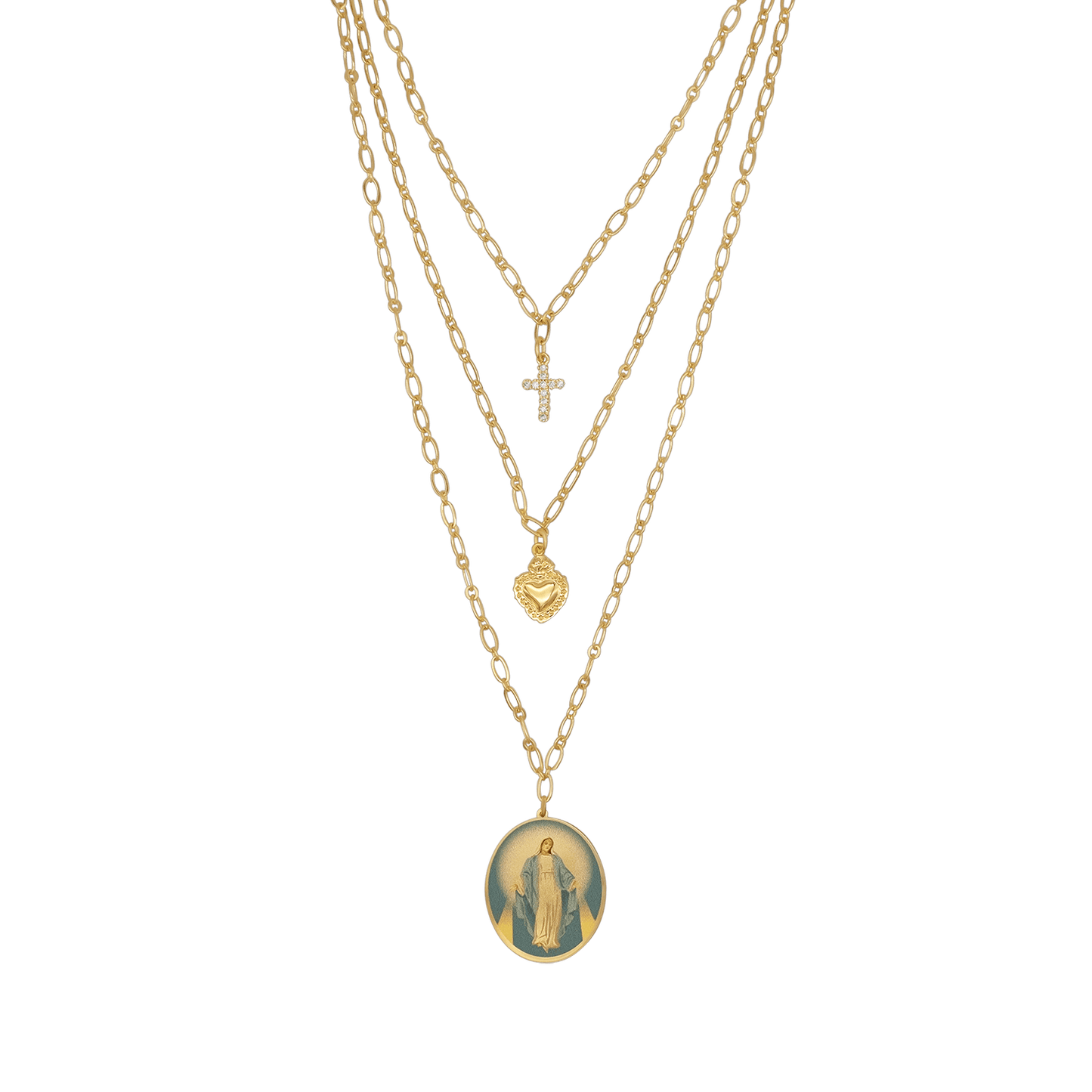 MIRACULOUS MÉDAILLE - LAYERED COLLIER