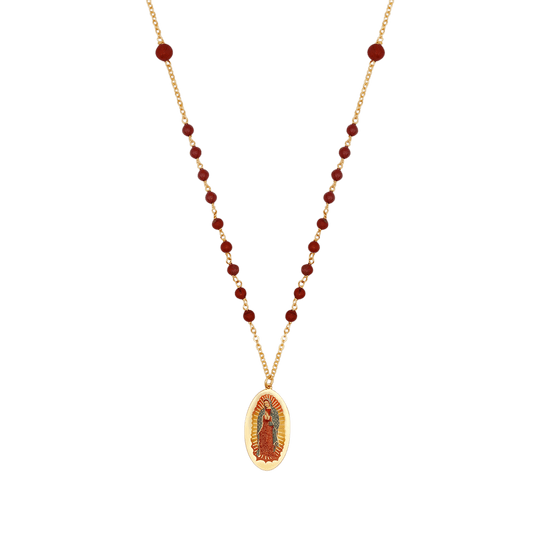 OUR LADY OF GUADALUPE - BEADED COLLIER
