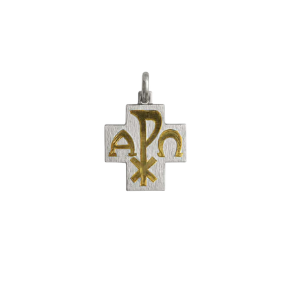 PEACE - PENDENTIF CROIX - METAL