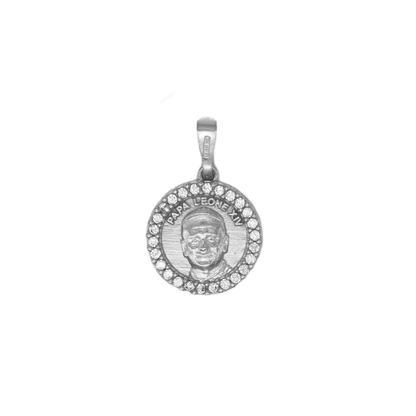 POPE LEO XIV - MÉDAILLE - ARGENT ET ZIRCONIA