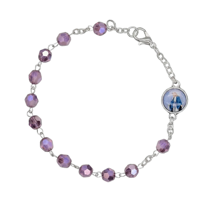 CRYSTAL BRACELET CHAPELET - METAL