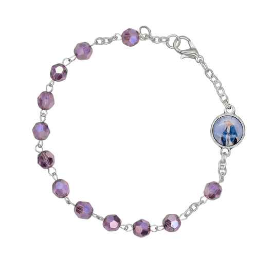 CRYSTAL BRACELET CHAPELET - METAL