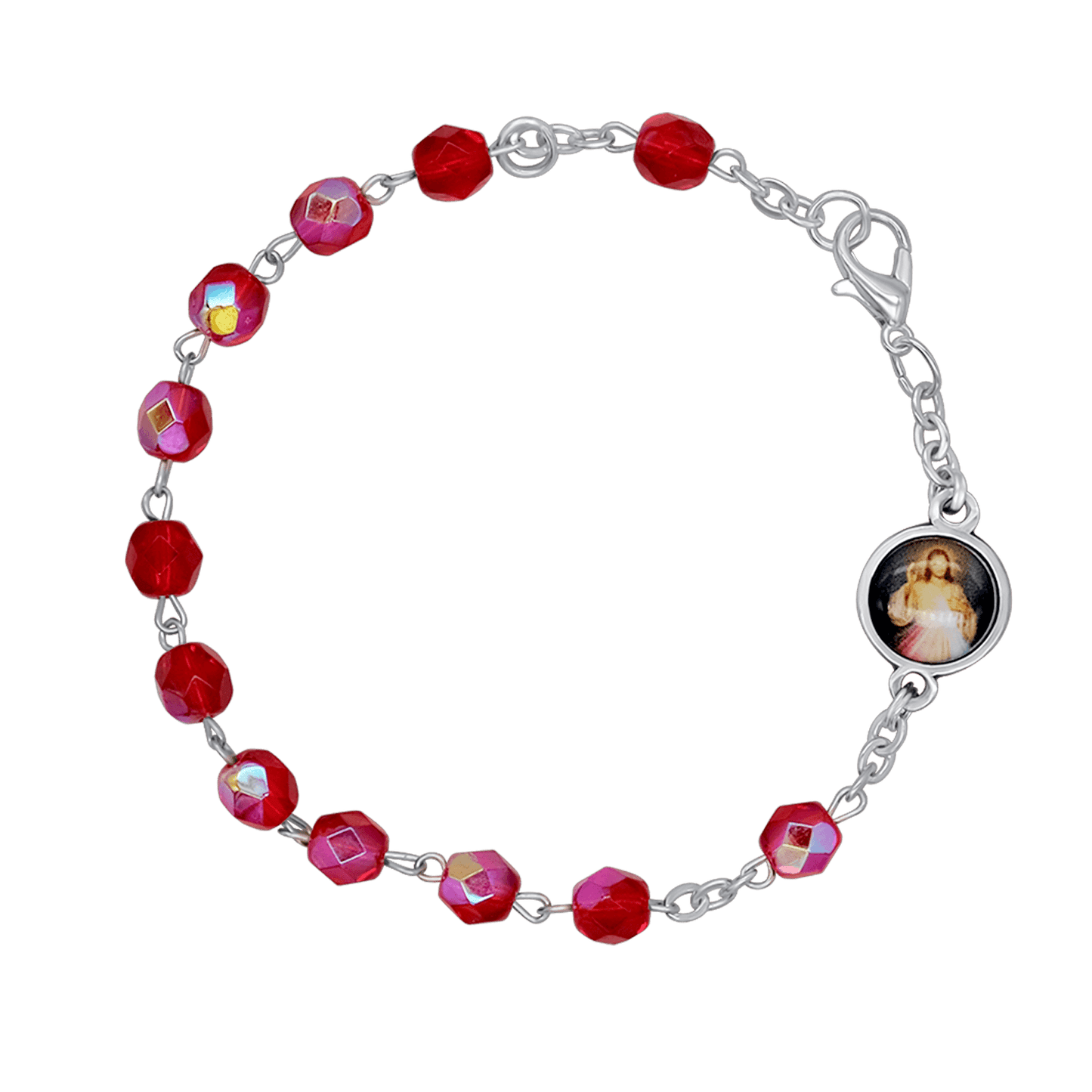CRYSTAL BRACELET CHAPELET - METAL