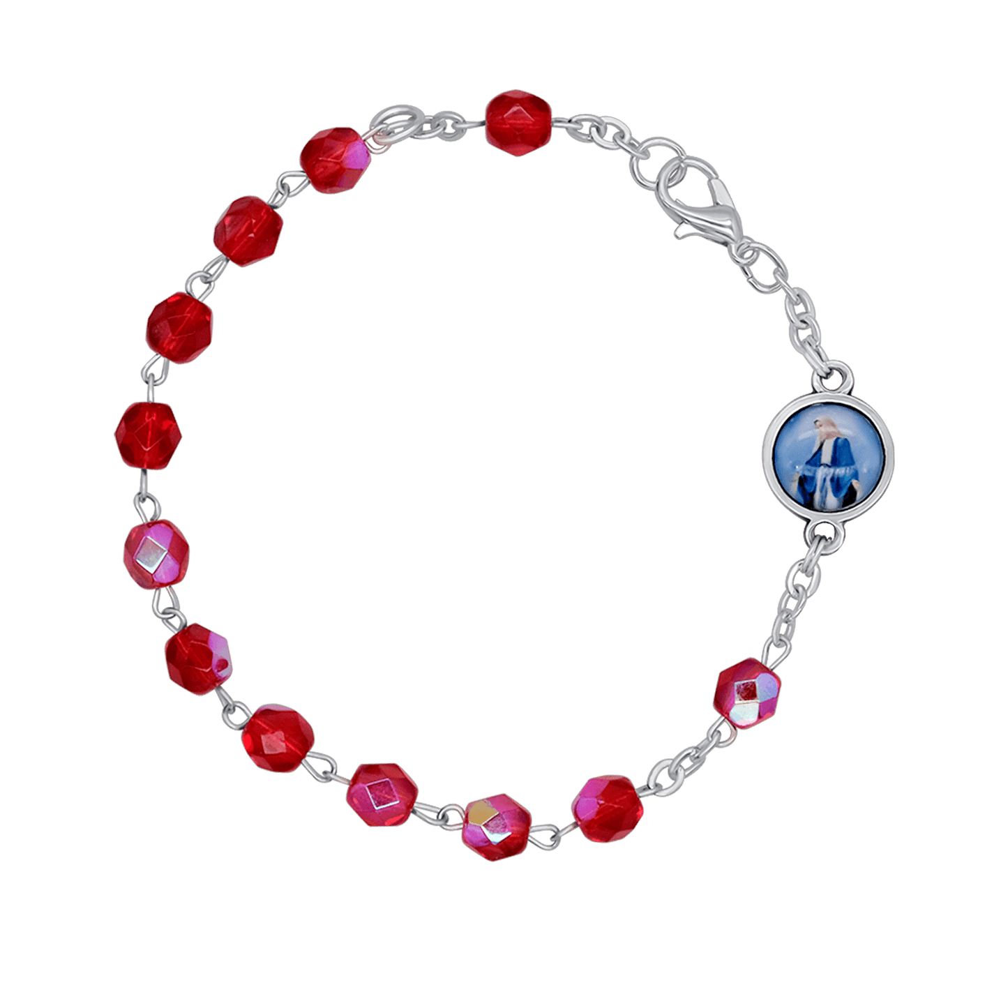 CRYSTAL BRACELET CHAPELET - METAL