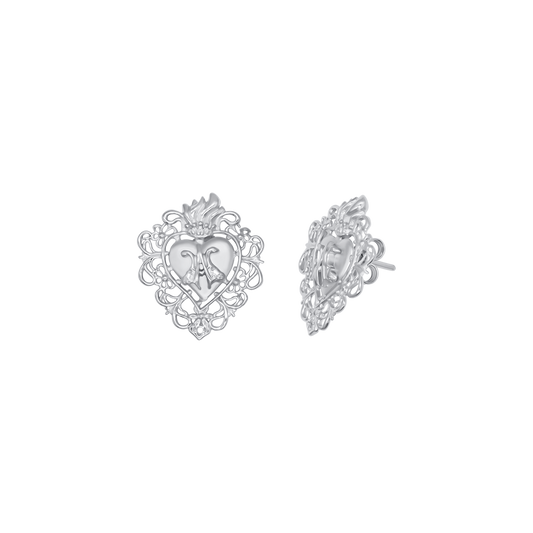 SACRÉ-CŒUR BOUCLES D'OREILLES - ARGENT