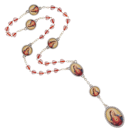 SACRÉ-CŒUR OF JESUS - CHAPLET - METAL
