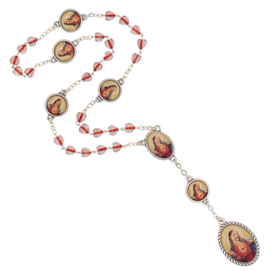 SACRÉ-CŒUR OF JESUS - CHAPLET - METAL