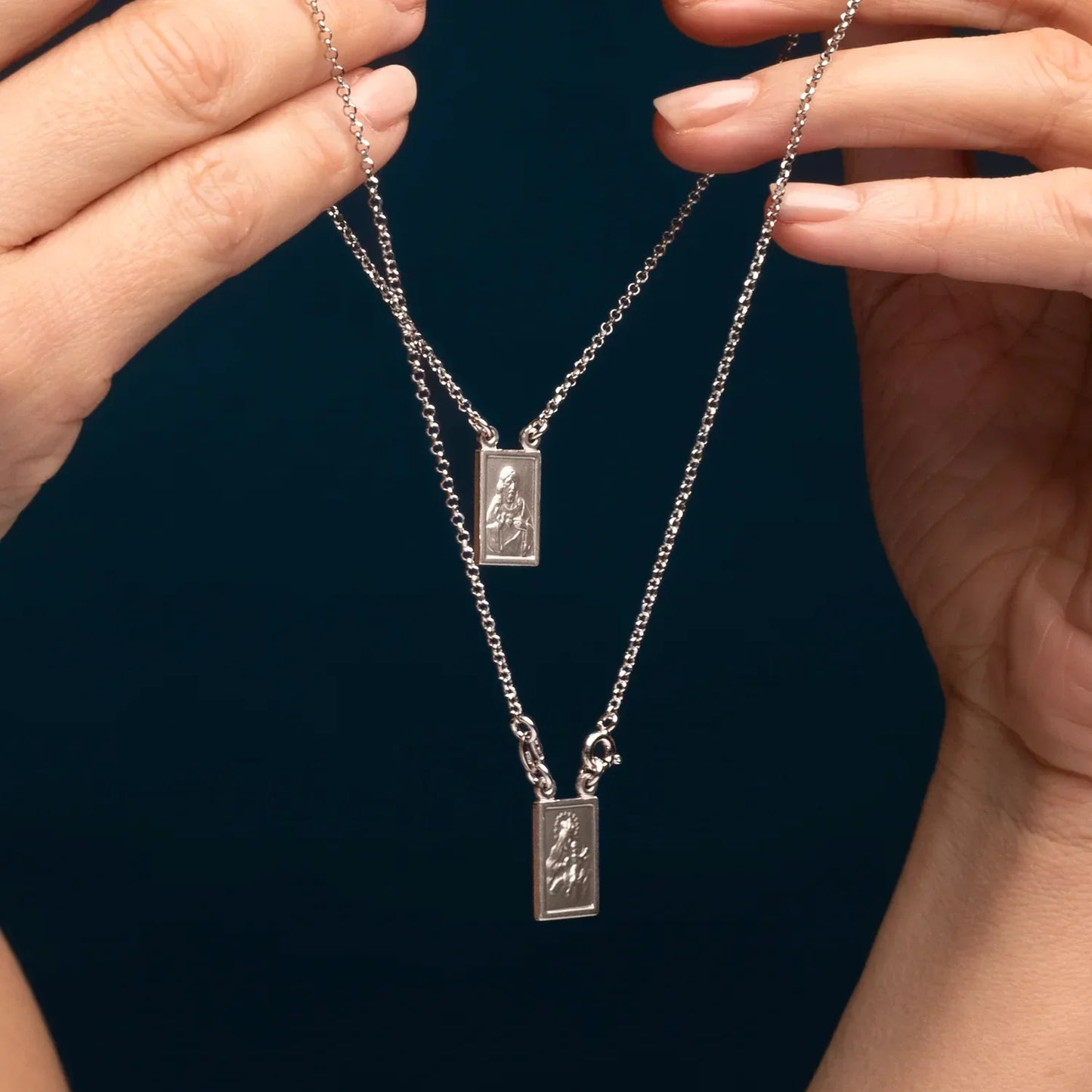 SCAPULAR COLLIER - ARGENT