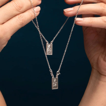 SCAPULAR COLLIER - ARGENT