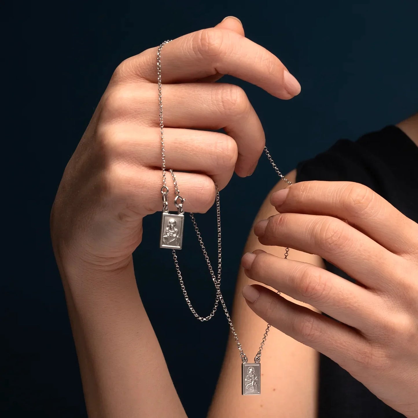 SCAPULAR COLLIER - ARGENT