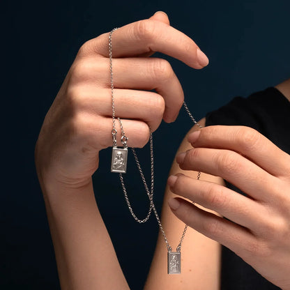 SCAPULAR COLLIER - ARGENT