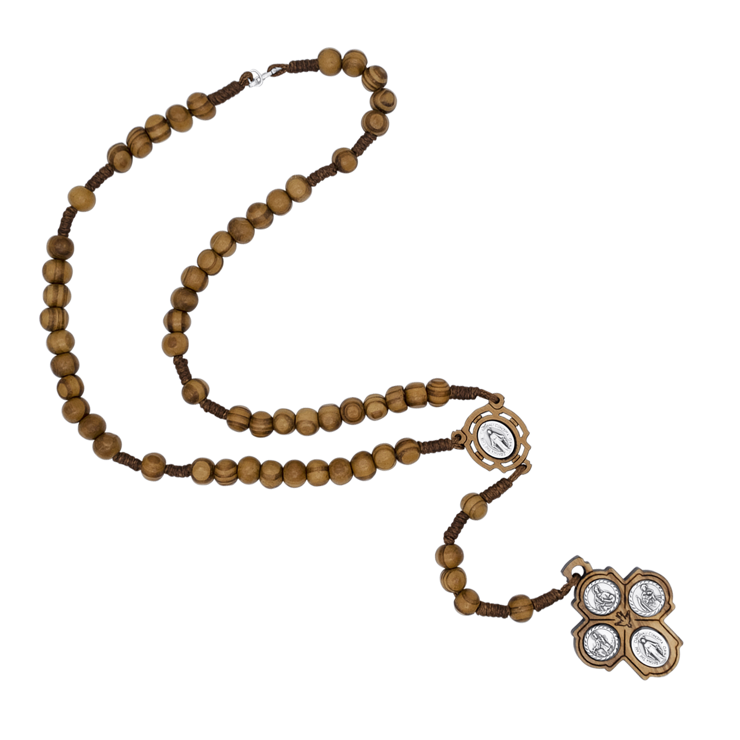 SCAPULAR CHAPELET - BOIS ET ROPE
