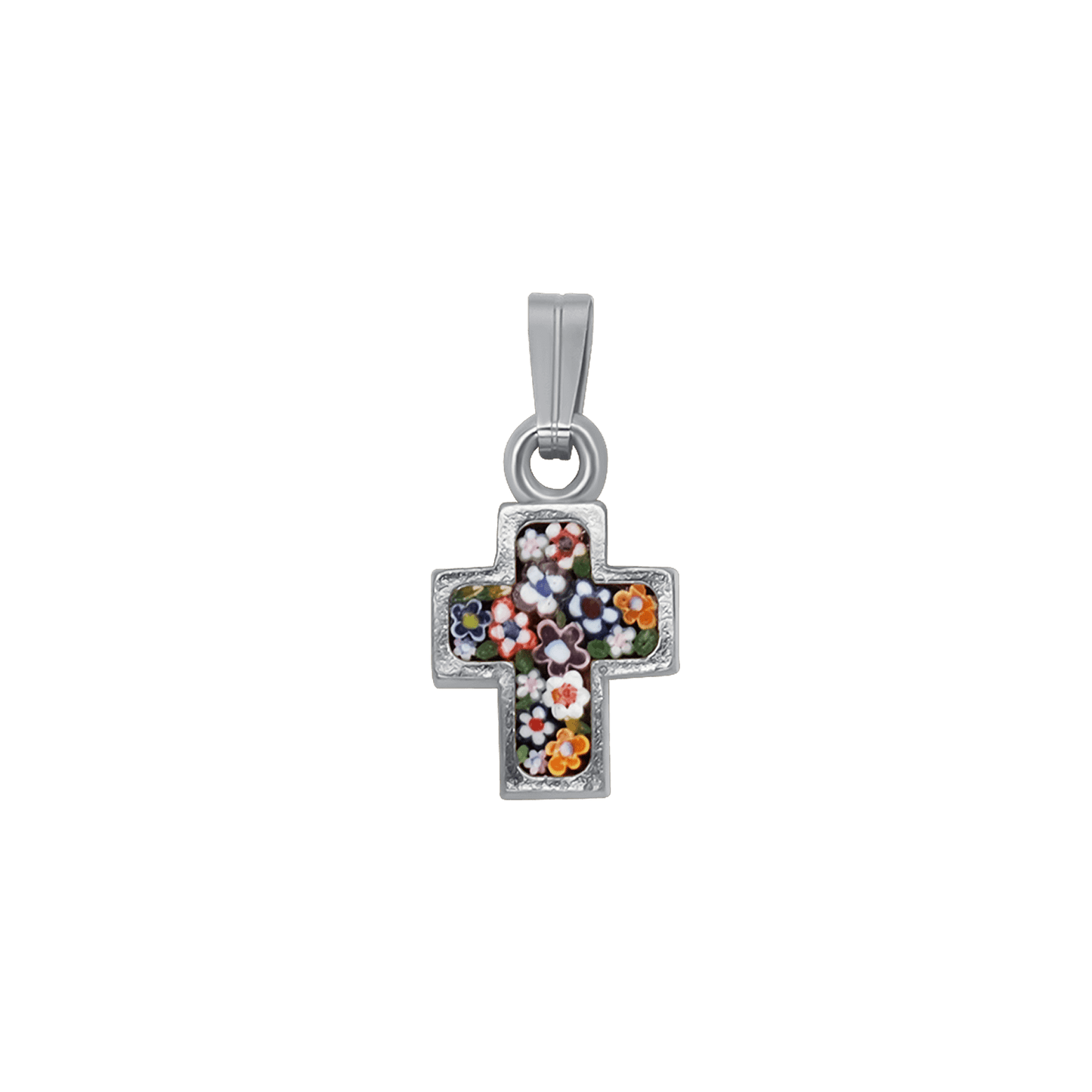 PENDENTIF CROIX - MICROMOSAIC BIJOUX - METAL