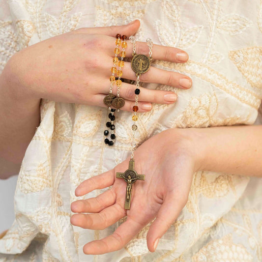 ST BENEDICT - CHAPELET - METAL
