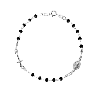 MIRACULOUS MÉDAILLE ET CROIX - BRACELET - ARGENT