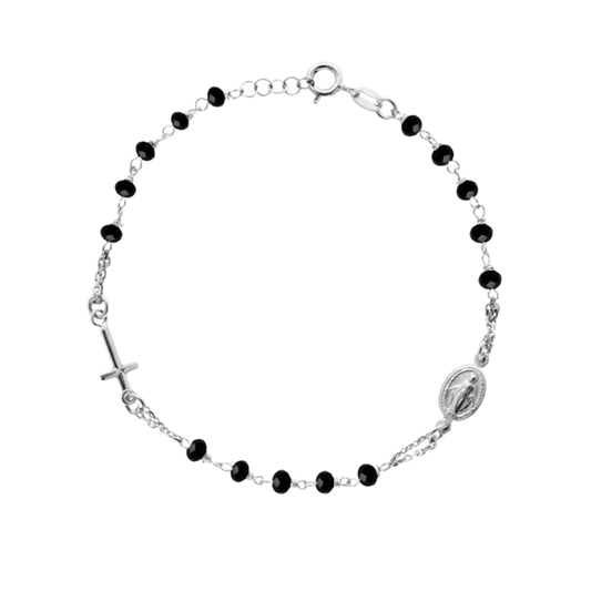 MIRACULOUS MÉDAILLE ET CROIX - BRACELET - ARGENT