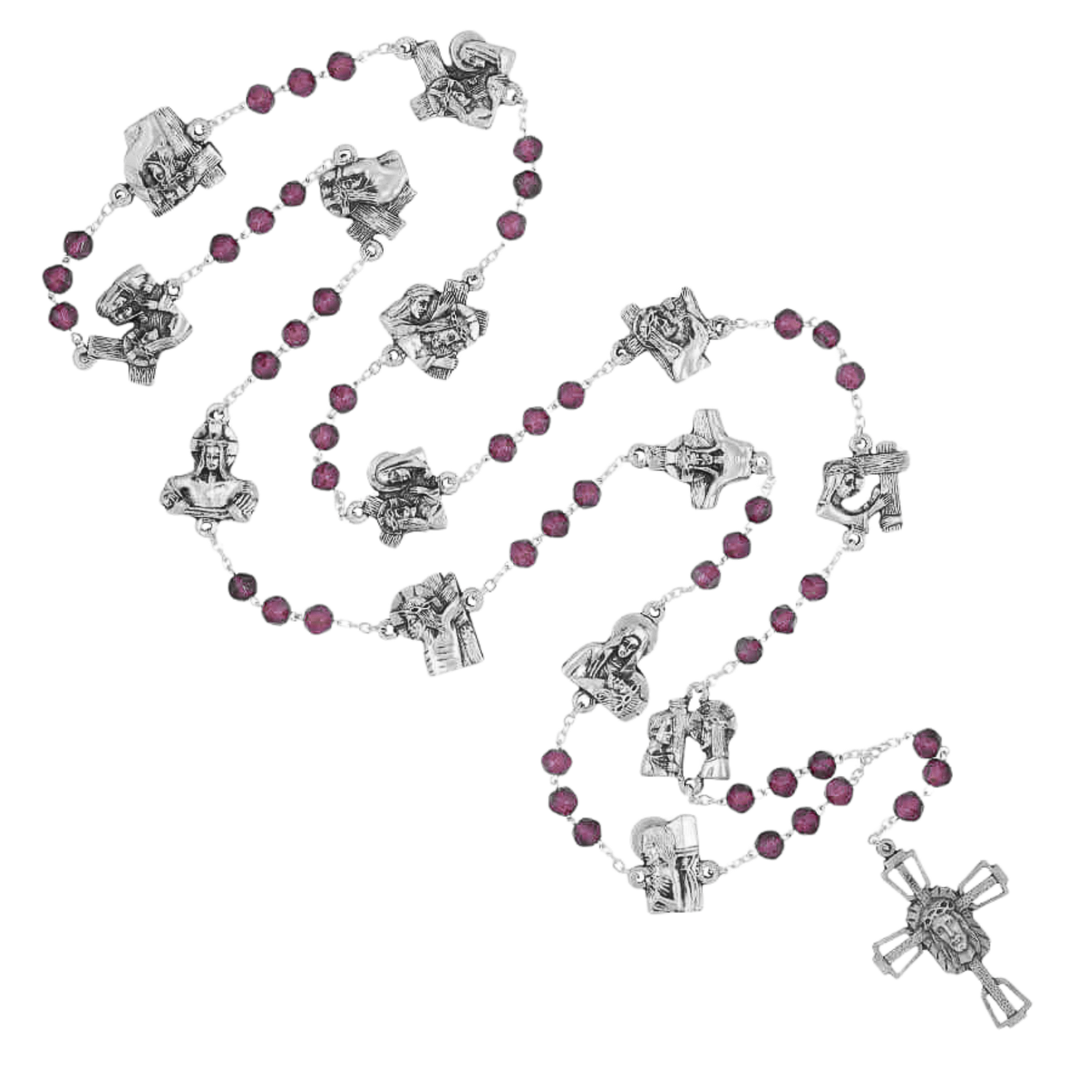 STATIONS OF THE CROIX - CHAPELET - METAL