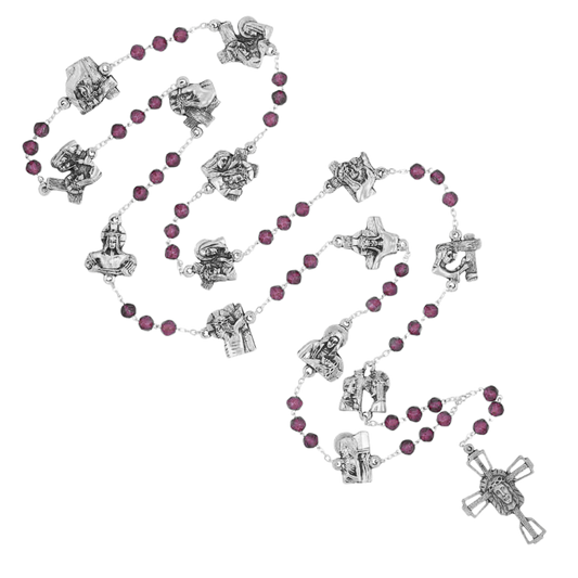 STATIONS OF THE CROIX - CHAPELET - METAL