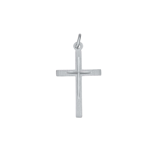 PENDENTIF CROIX - ARGENT