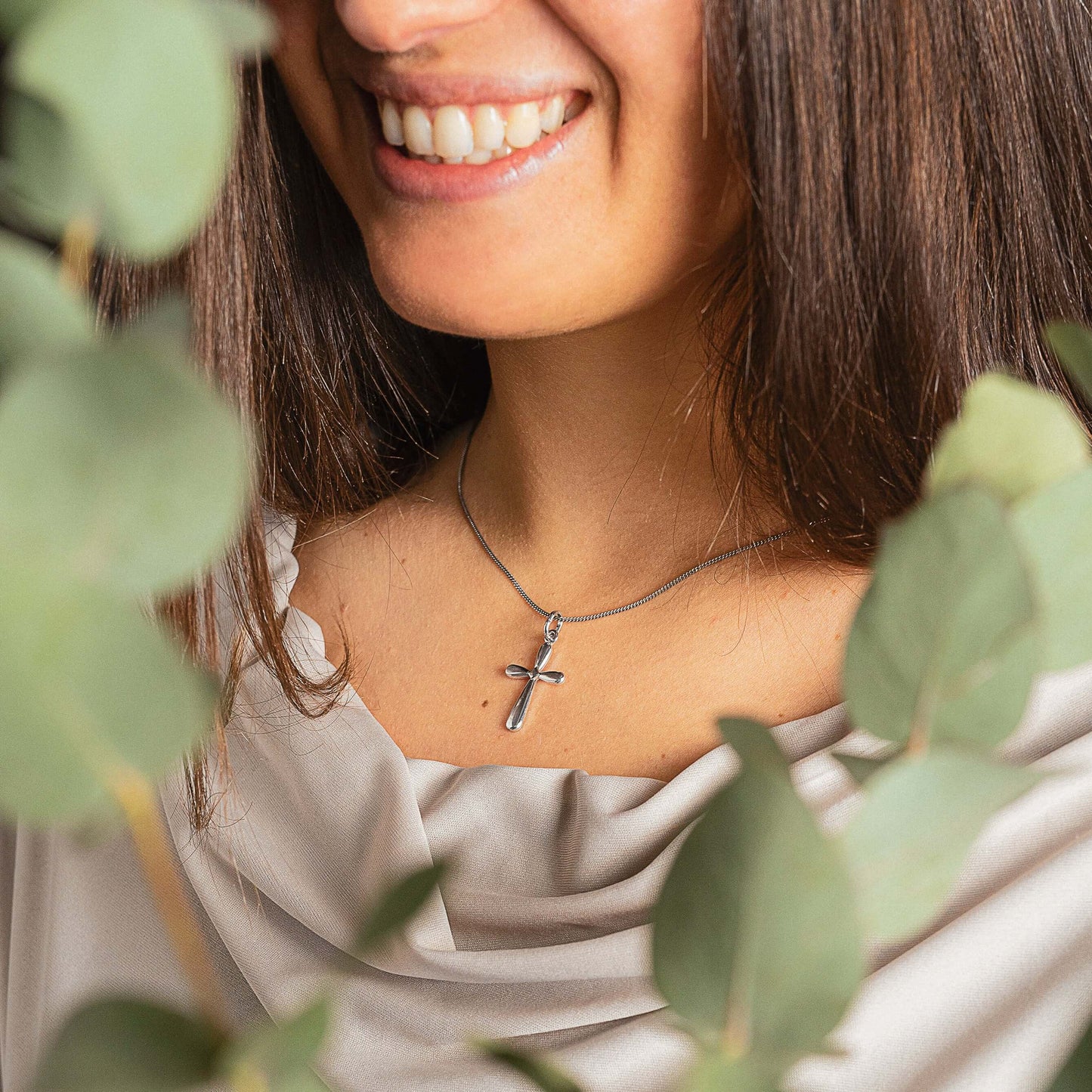 PENDENTIF CROIX - ARGENT