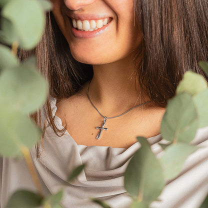 PENDENTIF CROIX - ARGENT