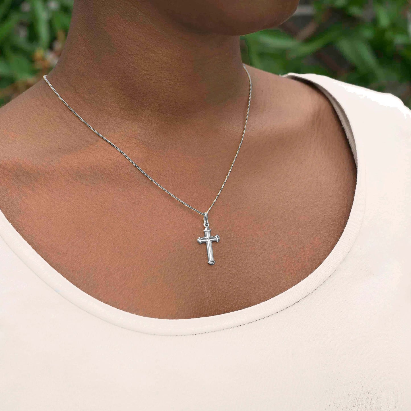 PENDENTIF CROIX - ARGENT