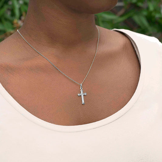 PENDENTIF CROIX - ARGENT