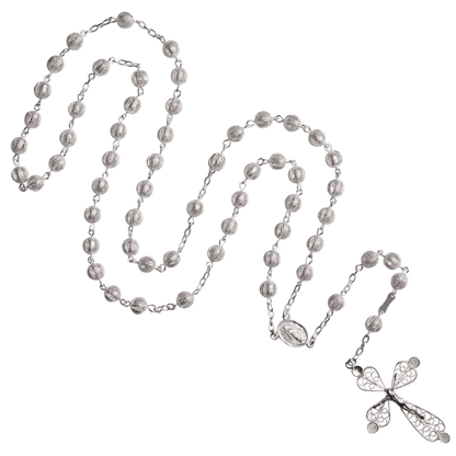 FILIGREE CHAPELET - ARGENT