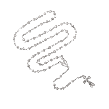 FILIGREE CHAPELET - ARGENT