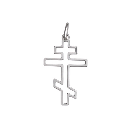 ORTHODOX - PENDENTIF CROIX - ARGENT
