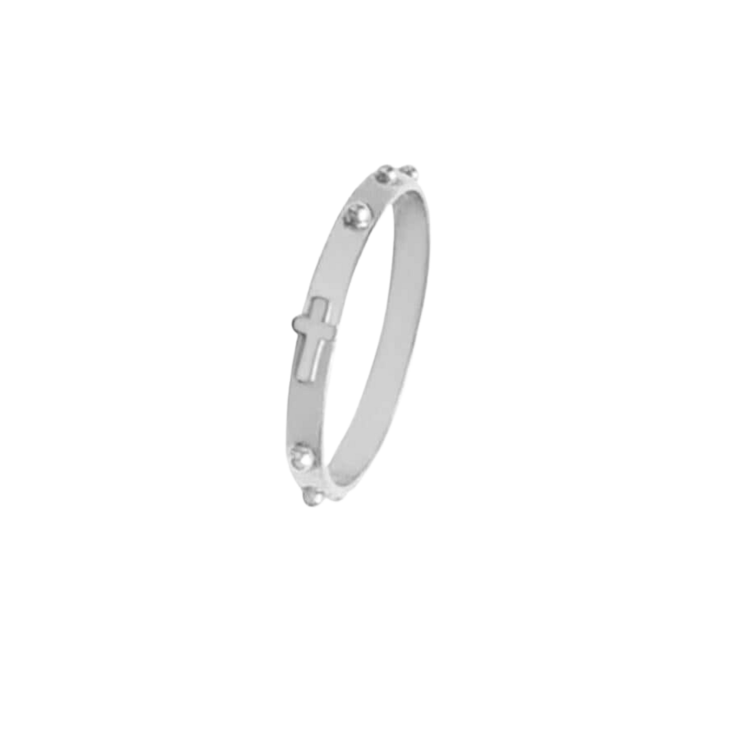 CHAPELET BAGUE - ARGENT