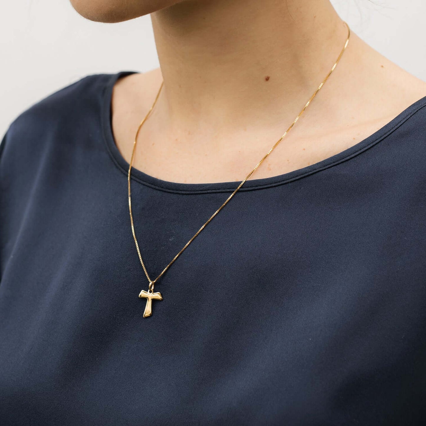 TAU - PENDENTIF CROIX - OR