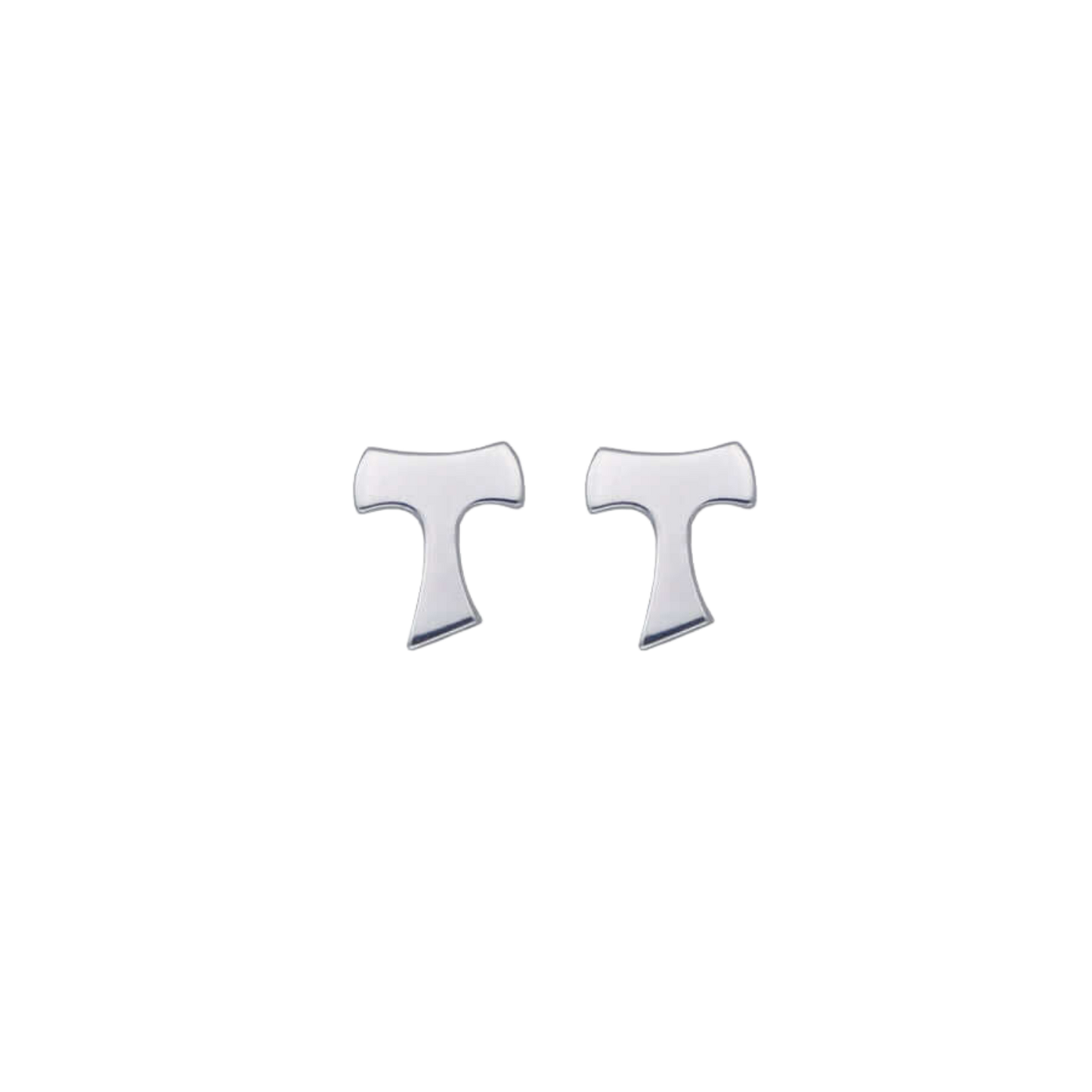 FRANCISCAN TAU CROIX - BOUCLES D'OREILLES - ARGENT