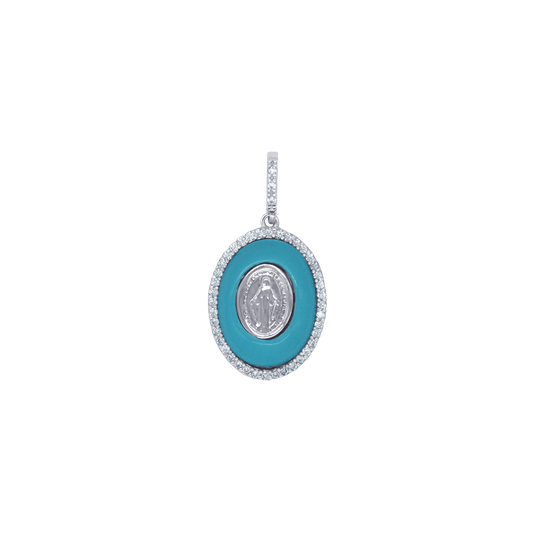 MIRACULOUS MÉDAILLE PENDENTIF - ARGENT ET ZIRCONIA