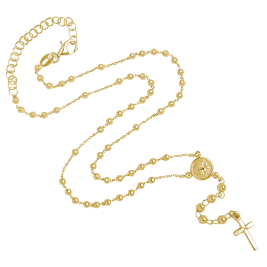 BABY COLLIER CHAPELET - VERMEIL ARGENT