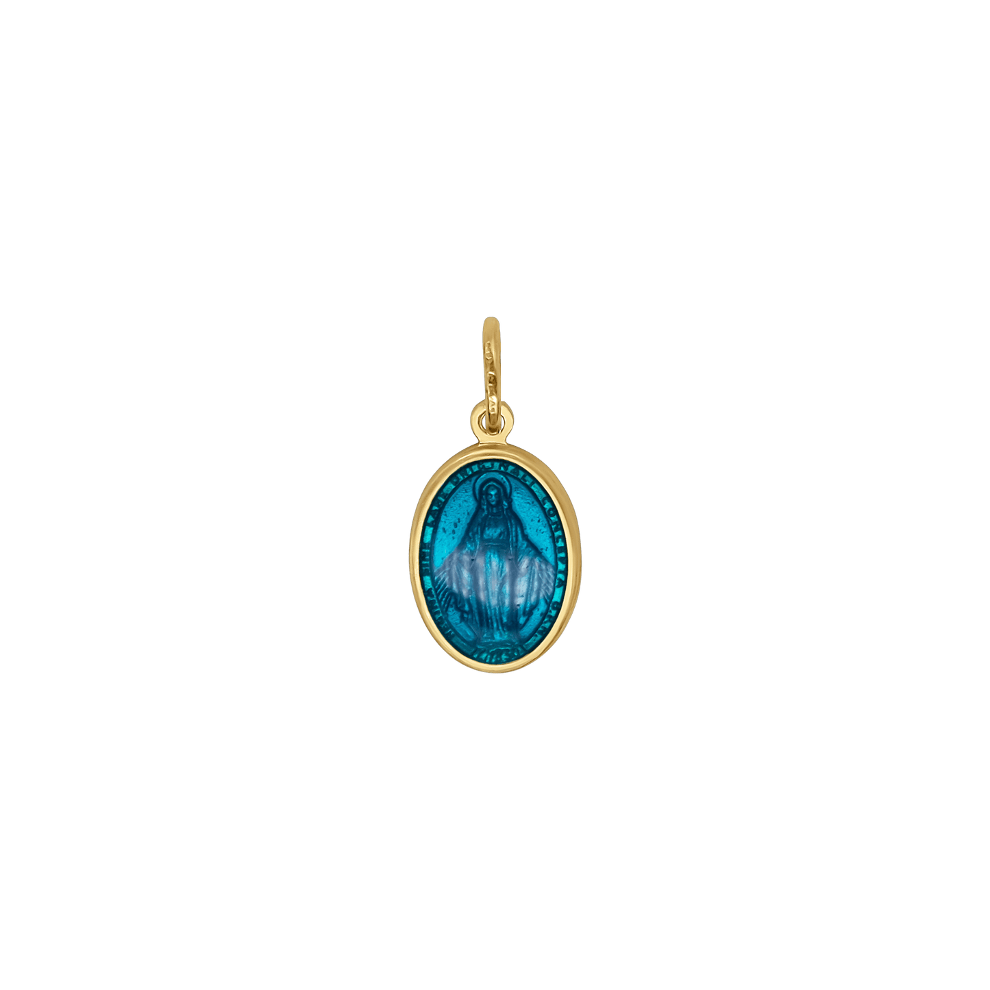 BLUE  MIRACULOUS MÉDAILLE - VERMEIL ARGENT