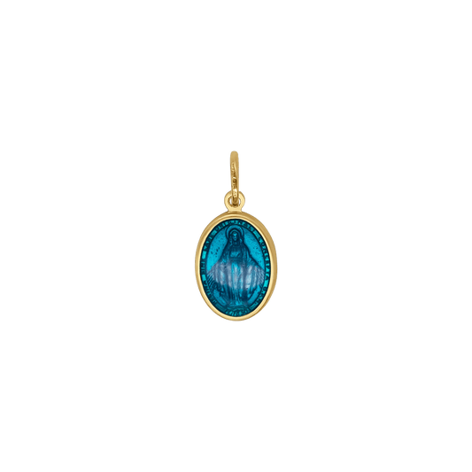 BLUE  MIRACULOUS MÉDAILLE - VERMEIL ARGENT
