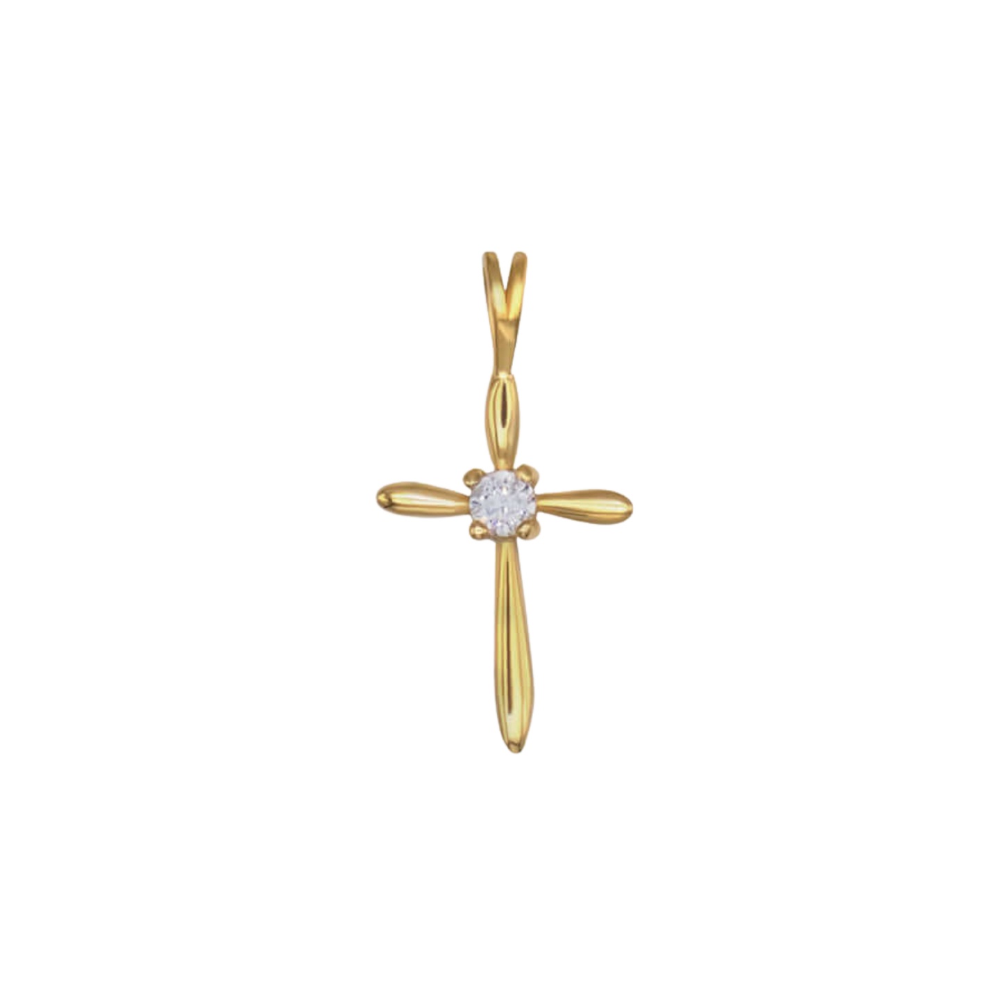 PENDENTIF CROIX - VERMEIL ARGENT