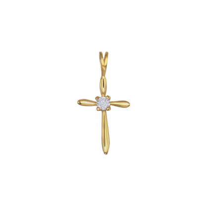 PENDENTIF CROIX - VERMEIL ARGENT