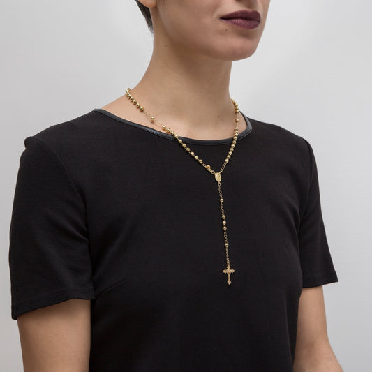 COLLIER CHAPELET  - VERMEIL ARGENT