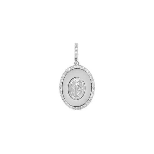MIRACULOUS MÉDAILLE PENDENTIF - ARGENT ET ZIRCONIA