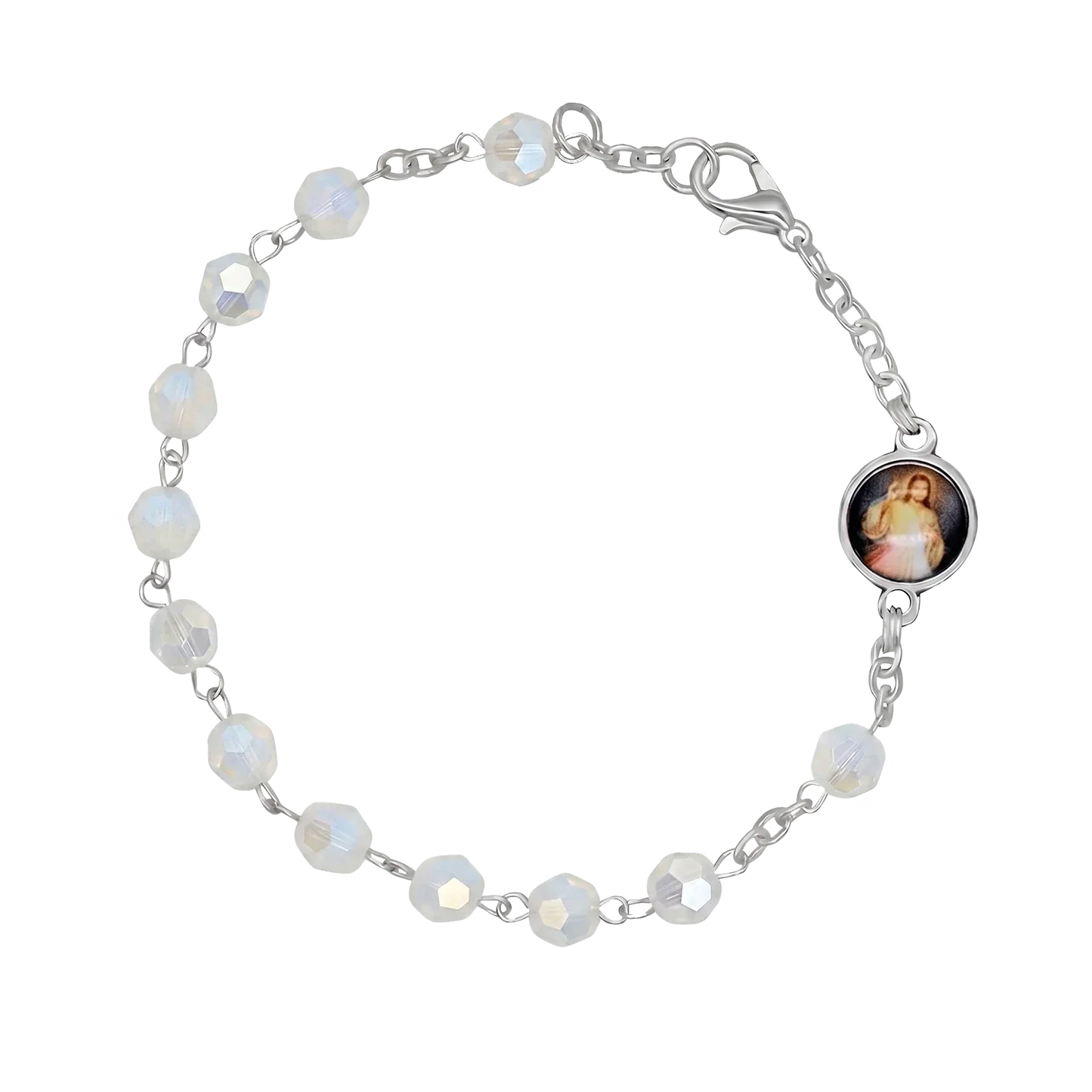 CRYSTAL BRACELET CHAPELET - METAL