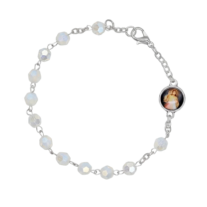 CRYSTAL BRACELET CHAPELET - METAL