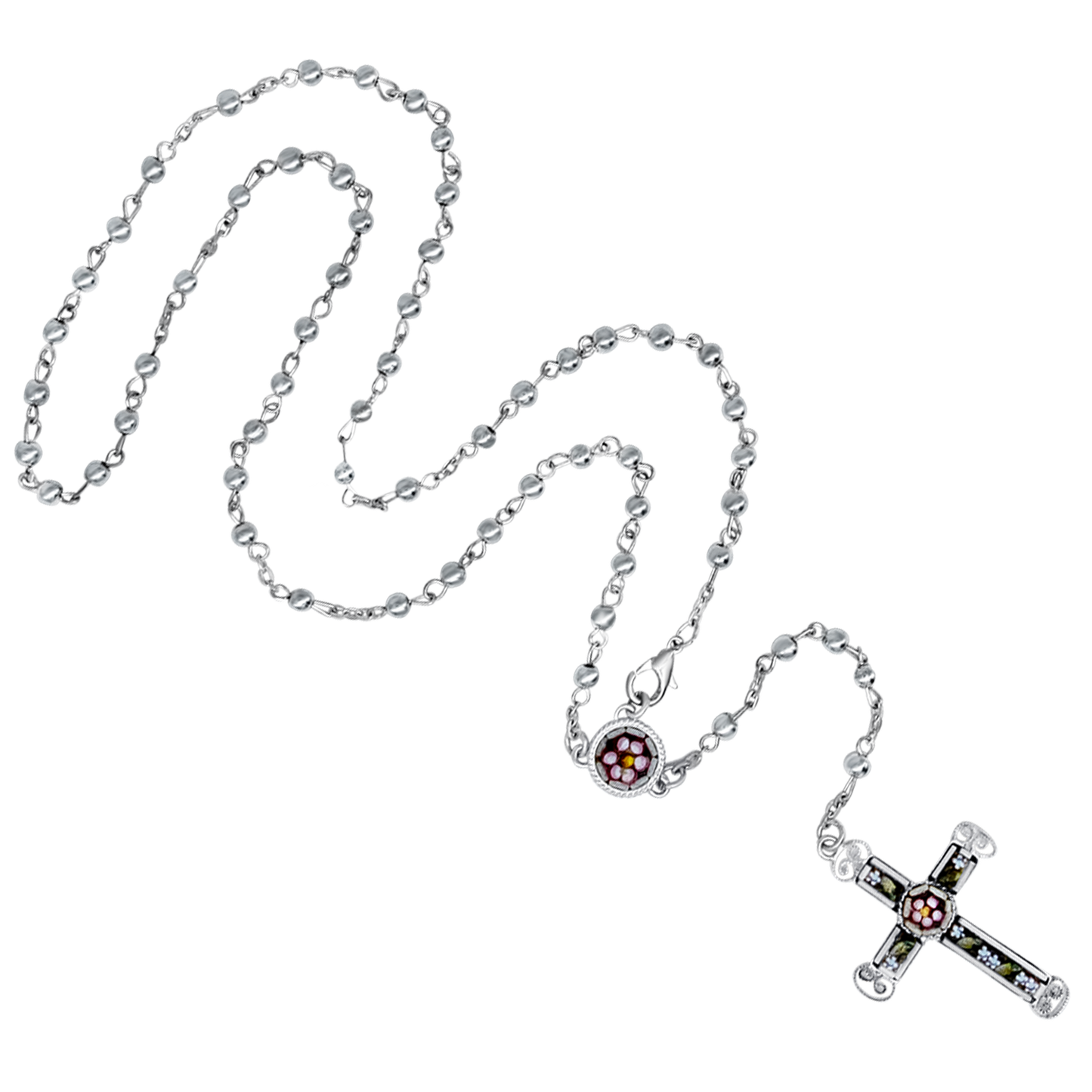 MICROMOSAIC CHAPELET - METAL