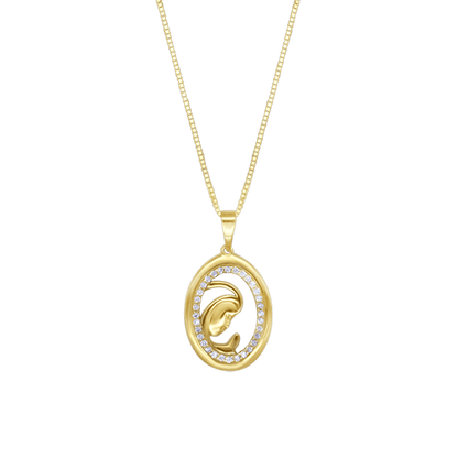 VIERGE MARIE COLLIER - OR ET DIAMONDS